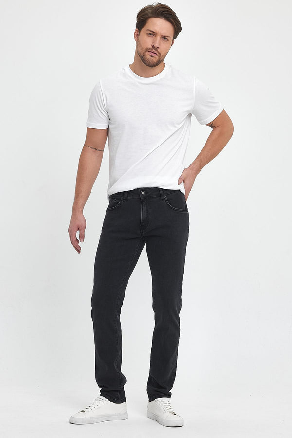 Daniel Black Straight Fit Jean Pantolon - BLACK 1K2411916B-603