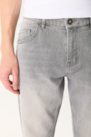 Erkek Daniel Smoky Grey Straight Fit Jean Pantolon - Smoky Grey