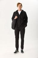 Erkek David Black Beli Lastikli Slim Fit Jogger Pantolon - Black