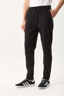 Erkek David Black Beli Lastikli Slim Fit Jogger Pantolon - Black