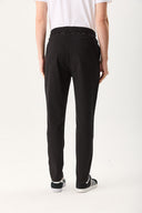 Erkek David Black Beli Lastikli Slim Fit Jogger Pantolon - Black