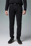 Erkek Edward Black Slim Straight Jean Pantolon - Black