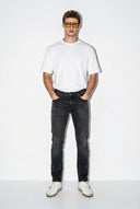 Erkek Edward Black Slim Straight Jean Pantolon - Black