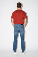 Erkek Edward Dirty Dark Blue Slim Straight Jean Pantolon - Dirty Dark Blue
