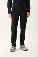 Erkek Jake Beli Lastikli Parça Boya Chino Pantolon (TENCEL)™ - Siyah