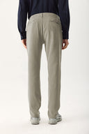 Erkek Jake Beli Lastikli Parça Boya Chino Pantolon (TENCEL)™ - Taş