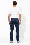 Erkek Jake Dark Blue Jean Chino Pantolon-Dark Blue