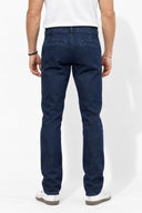 Erkek Jake Dark Blue Jean Chino Pantolon-Dark Blue