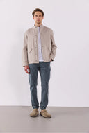 Erkek Joey Regular Fit Gabardin Ceket - Taş