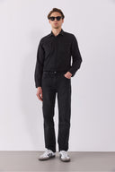Erkek Kalimnos Black Comfort Fit Jean Pantolon - Black