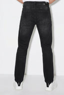 Erkek Kalimnos Black Comfort Fit Jean Pantolon - Black