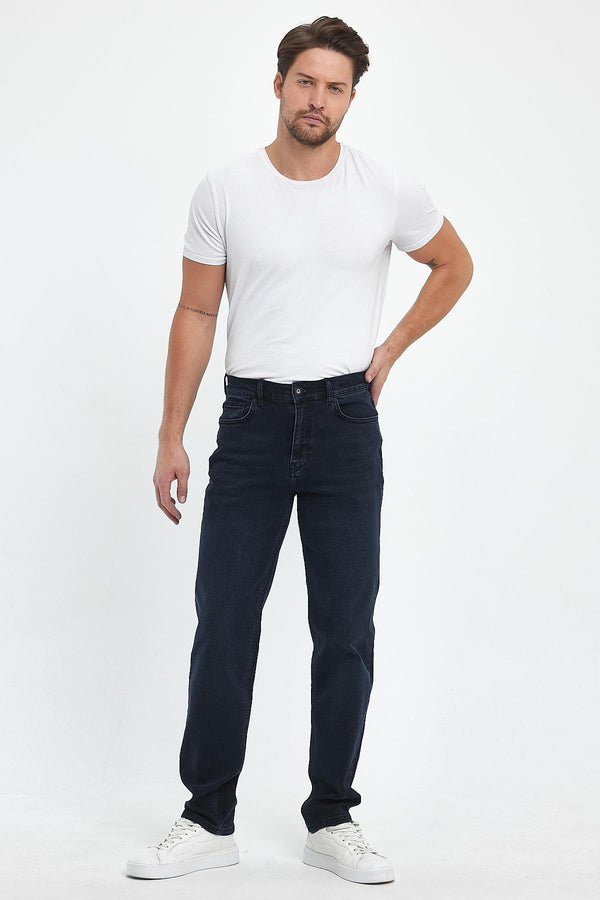 Kalimnos Blue Black Comfort Fit Jean Pantolon - BLUE BLACK