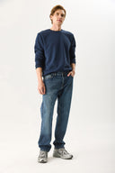 Erkek Kalimnos Dark Blue Comfort Fit Jean Pantolon - Dark Blue