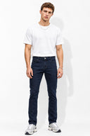 Erkek Kalimnos Rinse Comfort Fit Jean Pantolon-Rinse