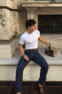 Erkek Kalimnos Rinse Comfort Fit Jean Pantolon-Rinse
