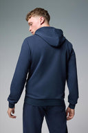 Erkek Kapüşonlu Basic Pamuklu Hoodie Sweatshirt - Lacivert