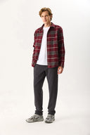 Erkek Karl Regular Fit Eşofman Altı %100 Pamuk - Antrasit