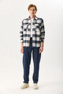 Erkek Karl Regular Fit Eşofman Altı %100 Pamuk - Lacivert