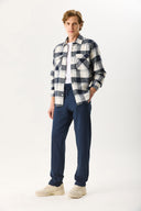 Erkek Karl Regular Fit Eşofman Altı %100 Pamuk - Lacivert