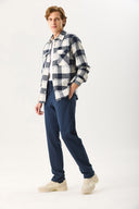 Erkek Karl Regular Fit Eşofman Altı %100 Pamuk - Lacivert