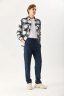 Erkek Karl Regular Fit Eşofman Altı %100 Pamuk - Lacivert