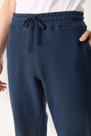 Erkek Karl Regular Fit Eşofman Altı %100 Pamuk - Lacivert