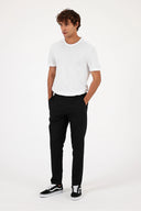 Ken Bisiklet Yaka Regular Fit Basic Tişört-Beyaz