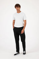Ken Bisiklet Yaka Regular Fit Basic Tişört-Beyaz