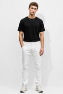 Erkek Ken Bisiklet Yaka Regular Fit Basic Tişört - Siyah