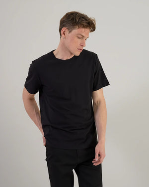 Erkek Ken Bisiklet Yaka Regular Fit Pike Basic Tişört - Siyah