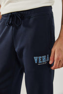 Erkek Logo Baskılı Regular Fit Eşofman Altı - Lacivert