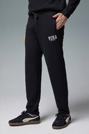 Erkek Logo Baskılı Regular Fit Eşofman Altı - Siyah