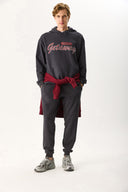 Erkek Paçası Lastikli Slim Fit Eşofman Altı %100 Pamuk - Antrasit