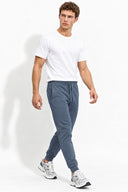 Erkek Paçası Lastikli Slim Fit Eşofman Altı-Antrasit