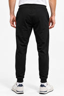 Erkek Paçası Lastikli Slim Fit Eşofman Altı-Siyah
