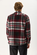 Erkek Regular Fit Ekose Gömlek - Kırmızı