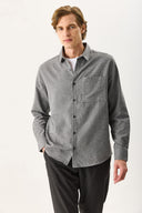 Erkek Regular Fit Gömlek - Gri