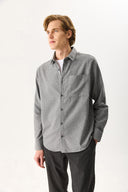 Erkek Regular Fit Gömlek - Gri