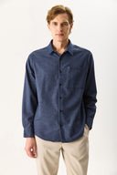 Erkek Regular Fit Gömlek - Lacivert