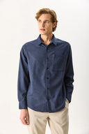 Erkek Regular Fit Gömlek - Lacivert