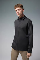 Erkek Regular Fit Gömlek (TENCEL)™ - Siyah
