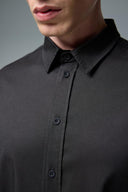 Erkek Regular Fit Gömlek (TENCEL)™ - Siyah