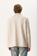 Erkek Regular Fit Önü Çıtçıtlı Yünlü Ceket - Gri