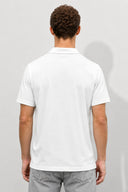 Erkek Regular Fit Polo Yakalı Tişört-Beyaz