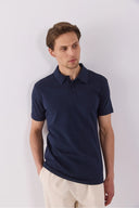 Erkek Regular Fit Polo Yakalı Tişört - Lacivert