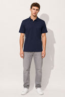 Erkek Regular Fit Polo Yakalı Tişört-Lacivert