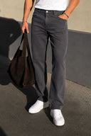 Erkek Richard Slim Fit 5 Cep Gabardin Pantolon %100 Pamuk-Füme