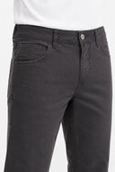 Erkek Richard Slim Fit 5 Cep Gabardin Pantolon %100 Pamuk-Füme