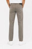 Erkek Richard Slim Fit 5 Cep Gabardin Pantolon %100 Pamuk-Stone