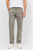 Erkek Richard Slim Fit 5 Cep Gabardin Pantolon %100 Pamuk-Stone
